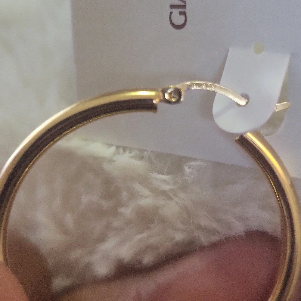 Giani Bernini Gold over Sterling Silver Hoop Earrings